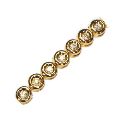 Brillantarmband Gelbgold
