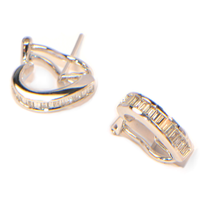 Creolen in Weissgold