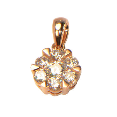 Rosegold Illusion Anhänger