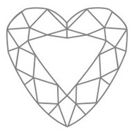 Diamant Form Herz Heart