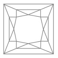 Princess Cut Diamant Form