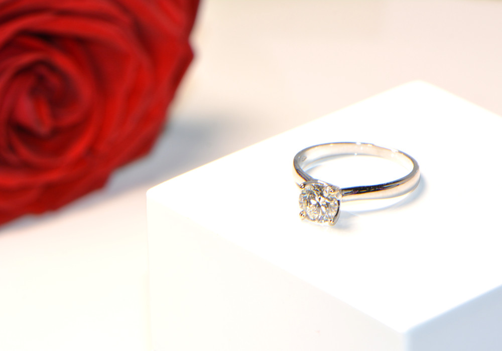 Verlobungsring kaufen Diamant Rose