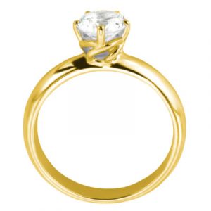 Verlobungsring Helsinki Gelbgold