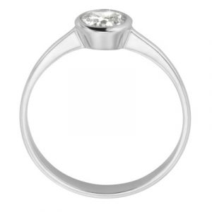 Verlobungsring Rom Weissgold