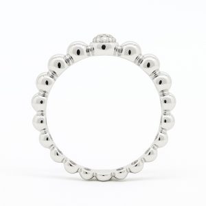 Kugelring Weissgold 18K Diamantring kaufen