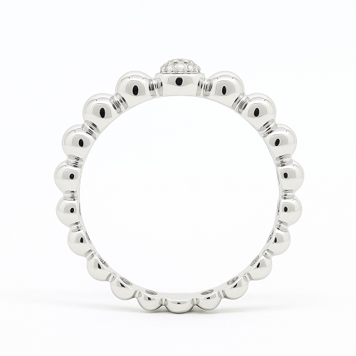 Kugelring Weissgold 18K Diamantring kaufen