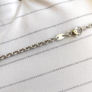 Ankerkette Weissgold 18K