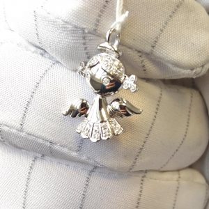 Diamant Anhänger Engel 2