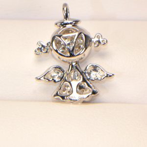 Diamant Anhänger Engel 4