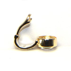 Diamant Anhänger Gelbgold Weissgold Bicolor 585