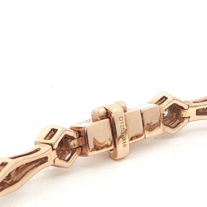 Diamant, Armband, 18K, Rosegold, Brillanten