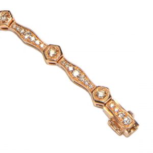 Diamant Armband Rosegold