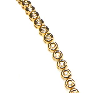 Diamant Tennis Armband Gelbgold 3