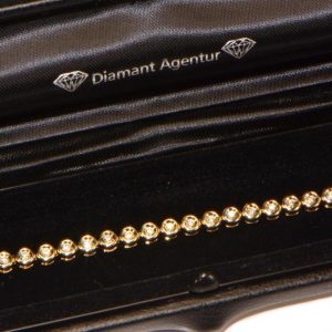 Diamant Tennis Armband Gelbgold