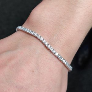 Diamant Tennis Armband Weissgold
