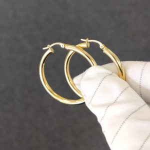 Creolen Kreolen UNOAERRE Gelbgold 35 mm