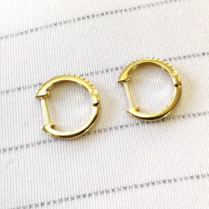 Diamant Creolen Gelbgold Kreolen 18K