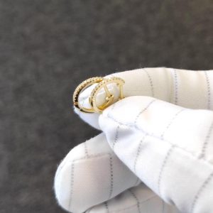 Diamant Creolen Gelbgold Kreolen 18K