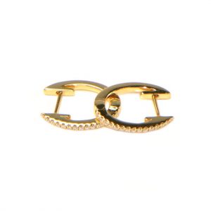 Diamant Creolen Kreolen Gelbgold 18K