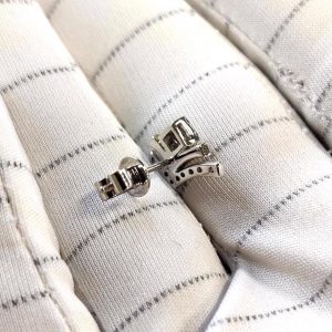 Diamant Ohrstecker Weissgold Flügel