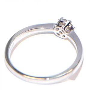 Diamantring Illusion 0,15 ct. Weissgold