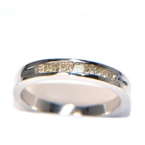 Diamantring Memory Weissgold Princess