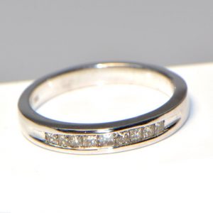 Diamantring Memory Weissgold Princess