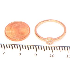 Diamantring Rosegold