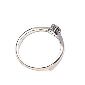 Diamantring Weissgold Illusion klein