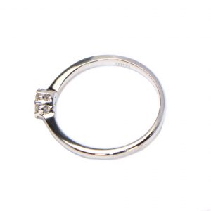 Diamantring Weissgold Illusion klein