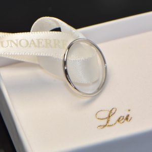 Ehering Toskana AFN150 Dünn Weissgold