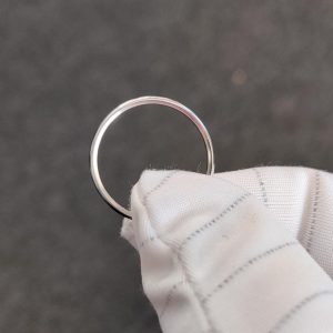 Ehering Toskana AFN150 Dünn Weissgold