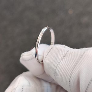 Ehering Toskana AFN150 Dünn Weissgold