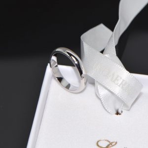 Ehering Trauring Toskana Weissgold