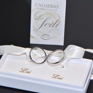 Ehering Trauring Weissgold 18K AFC1