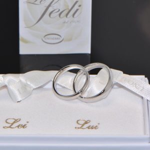 Ehering Trauring Weissgold 18K AFC2