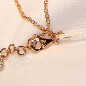 Herz Collier Rosegold 18K3