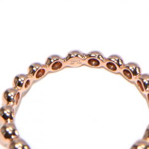 Diamantring Kugelring Rosegold