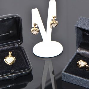 Schmuckset Gelbgold Princess Diamanten Herz