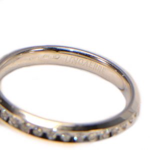 0,34 ct Venere Slim UNOAERRE Weissgold Memory Ring