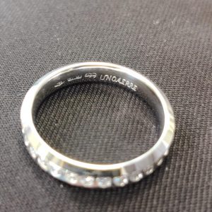 0,60 ct Venere Slim UNOAERRE Weissgold Memory Ring