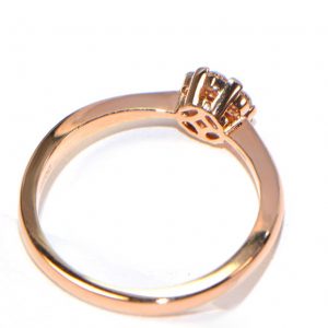 Diamantring Roségold Illusion