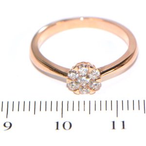 Diamantring Roségold Illusion