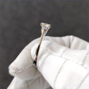 Diamantring Verlobungsring Weissgold 0,50 ct. Halbkaräter