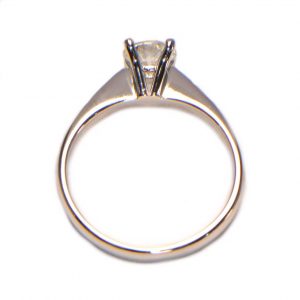 Diamantring Verlobungsring Weissgold 0,50 ct. Halbkaräter