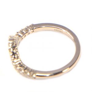 Diamantring Vorsteckring Weissgold