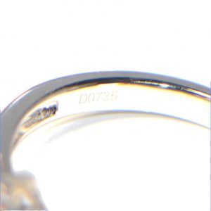 Diamantring Weissgold 18K modern