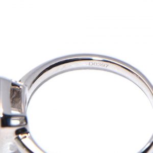 Diamantring Weissgold Baguette