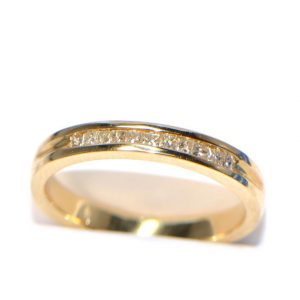 R07 Memory Ring Gelbgold Diamantring