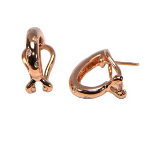 Diamant Creolen 0,18 ct. Kreolen Rosegold